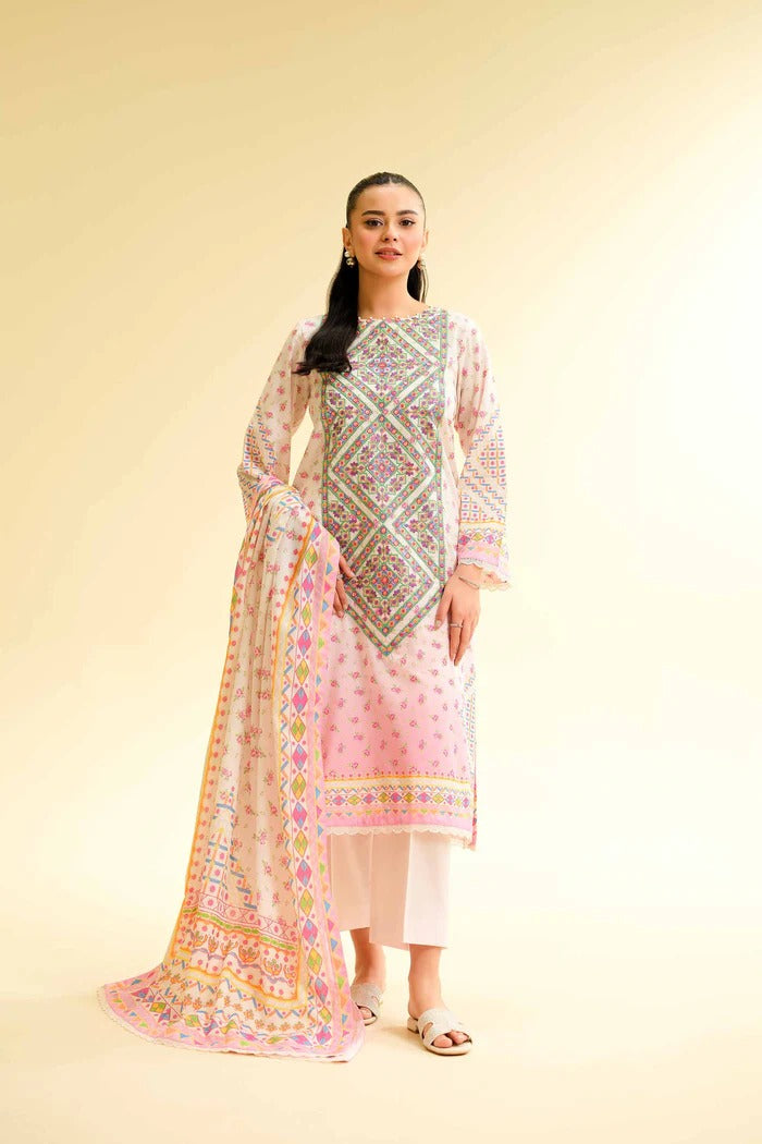 3 Piece - Digital Printed Suit - 42501430