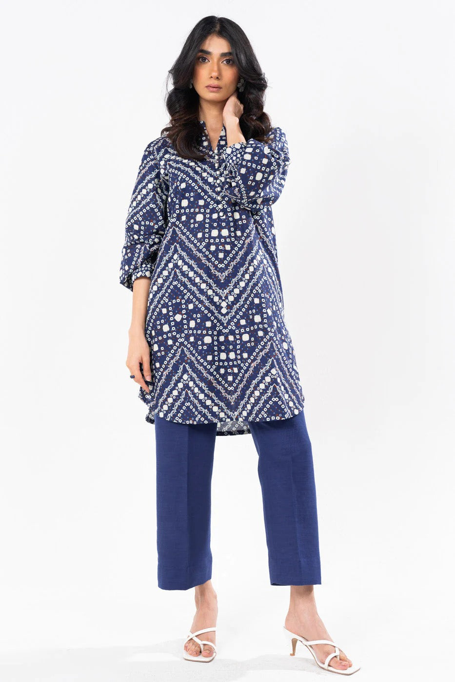 Alkaram SLR-34-24-7-Indigo Blue Winter Collection 2024
