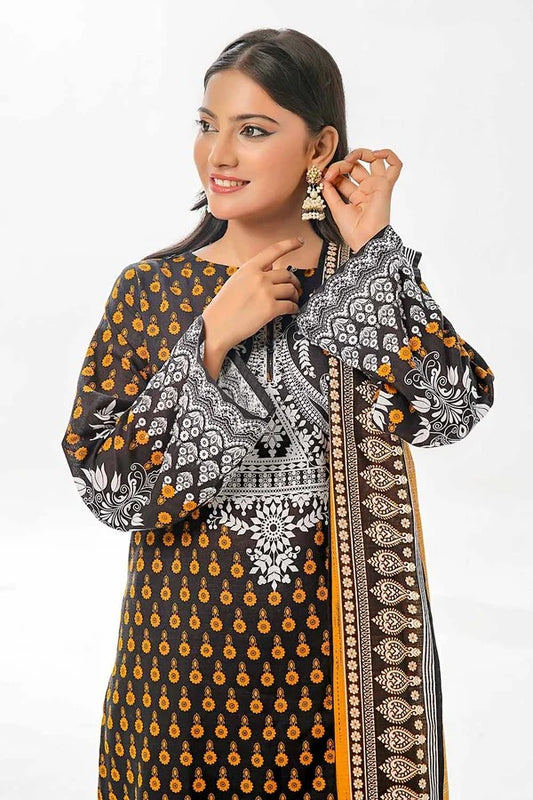 Gul Ahmed 3piece Printid
