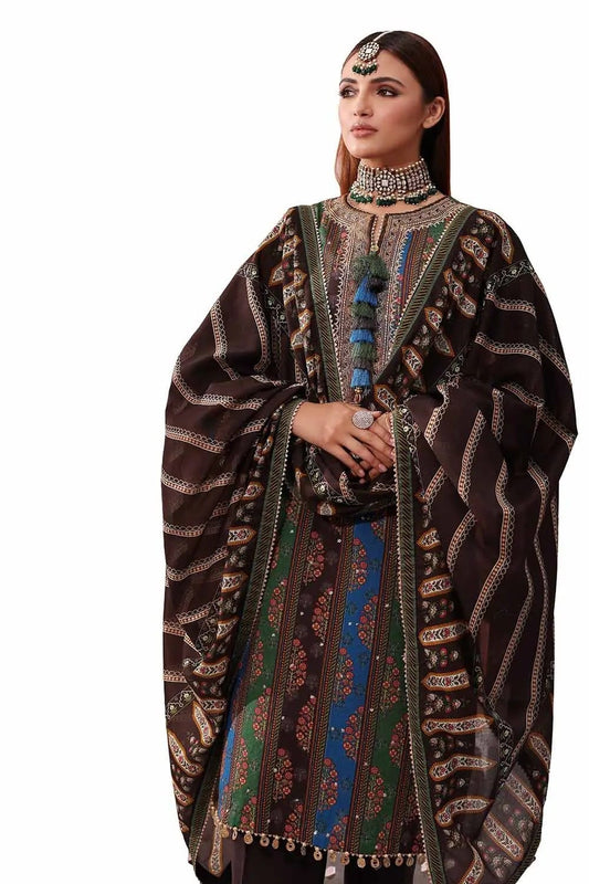 Gul Ahmed 3piece Printid