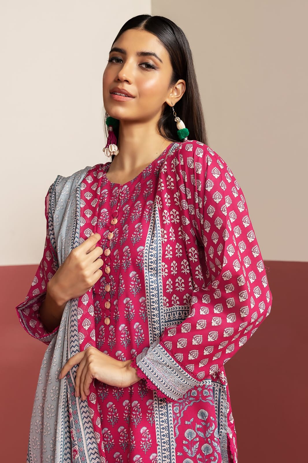 KHAADI 3PIECE PRINTID