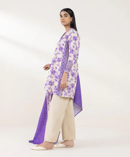 SAPPHIRE | UNSTITCHED 3 PIECE PRINTED KHADDAR SUIT PDY24V938SOU