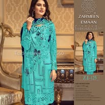 Fancy Linen 3pc Zarmeen & Emaan Premium