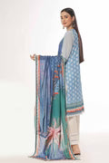 Gul Ahmed 3PC Unstitched  Printed Khaddar Suit CLP-42067