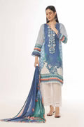 Gul Ahmed 3PC Unstitched  Printed Khaddar Suit CLP-42067