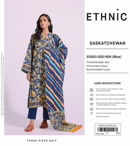 ETHNIC KHADDAR 3PC