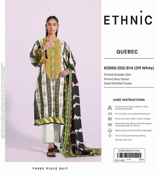 ETHNIC KHADDAR 3pc