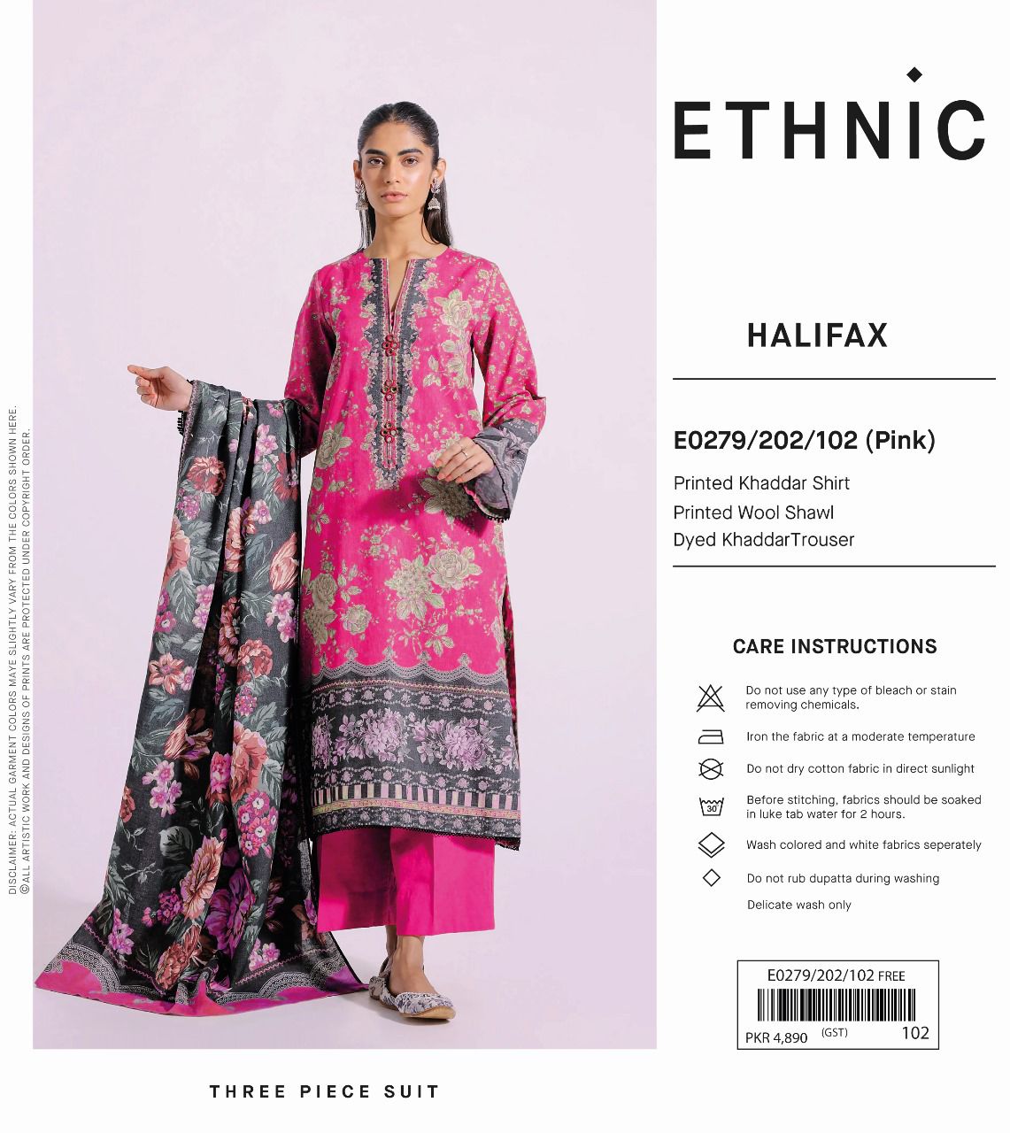 ETHNIC KHADDAR 3PC
