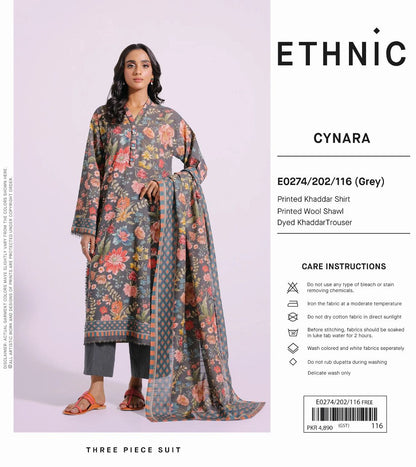 ETHNIC KHADDAR 3PC