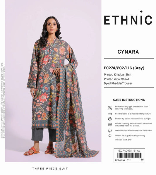 ETHNIC KHADDAR 3PC