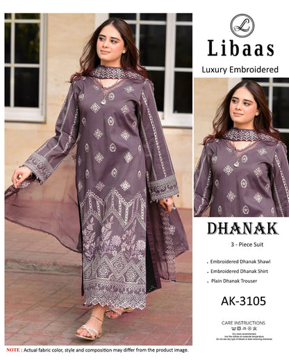 LIBAS DHANAK LUXURY 3PC