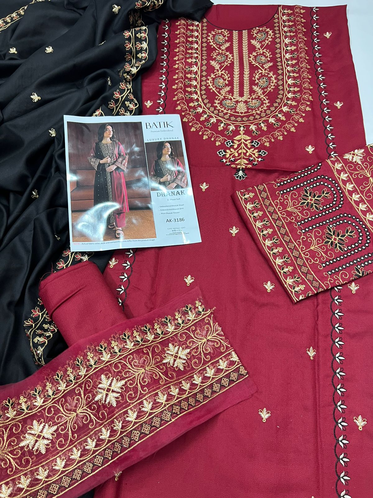 BATIK DHANAK LUXURY 3PC