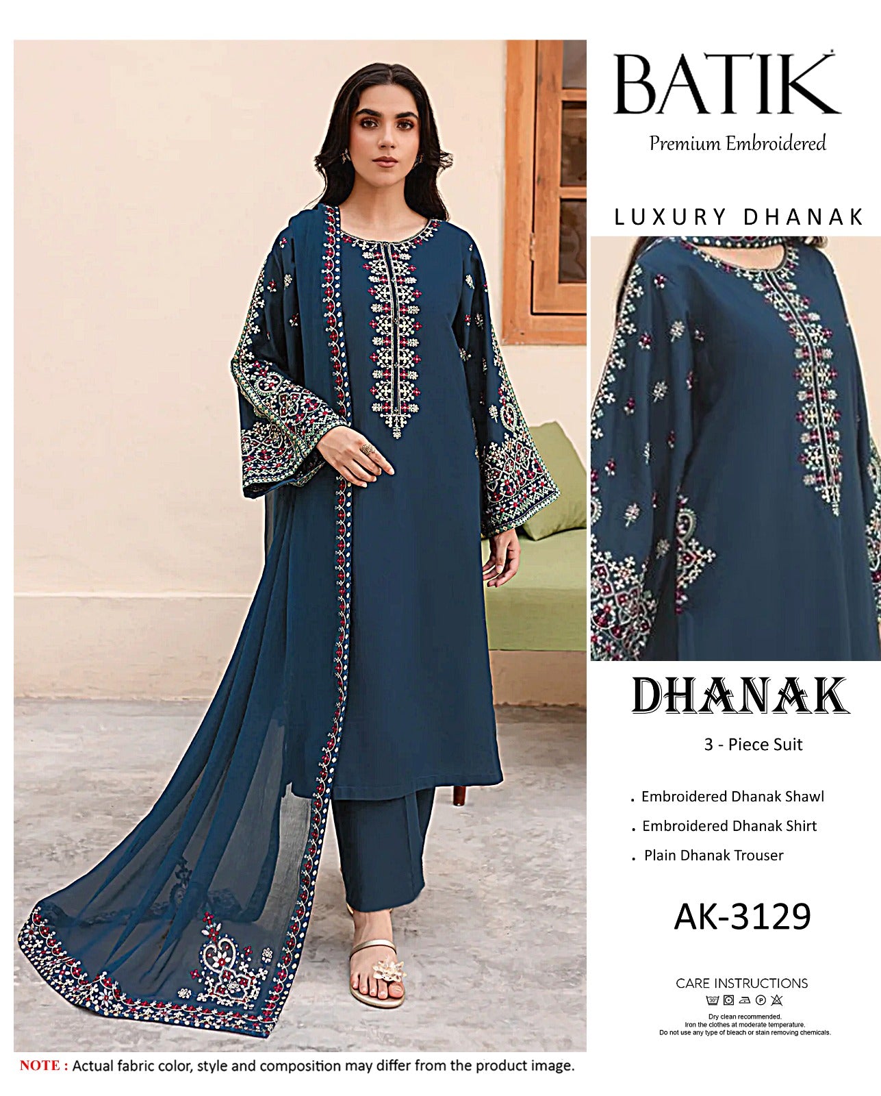 BATIK DHANAK LUXURY 3PC