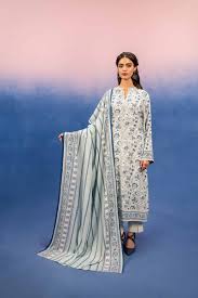 Nishat With You Unstitched Printed Khaddar 3Pc Suit - 42303210