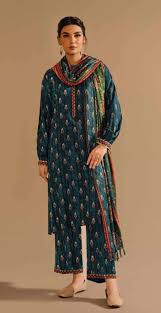 Nishat With You Unstitched Printed Khaddar 3Pc Suit - 42303270