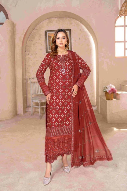 Fancy Viscose 3pc Zarmeen & Emaan Premium