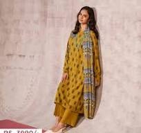 Nishat With You Unstitched Printed Khaddar 3Pc Suit - 42303178