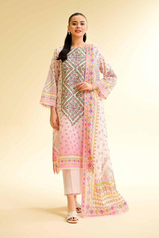 3 Piece - Digital Printed Suit - 42501430