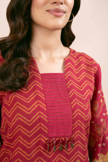 3 Piece - Digital Printed Suit - 42404507 Unstitched