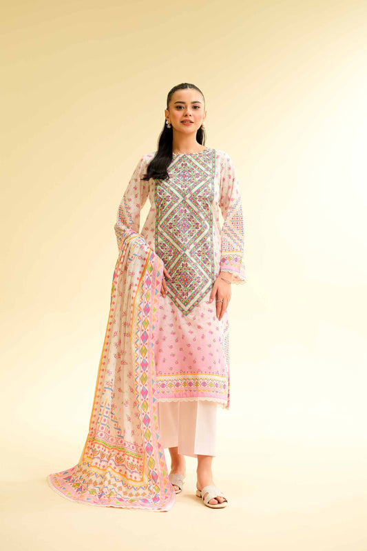 3 Piece - Digital Printed Suit - 42501430
