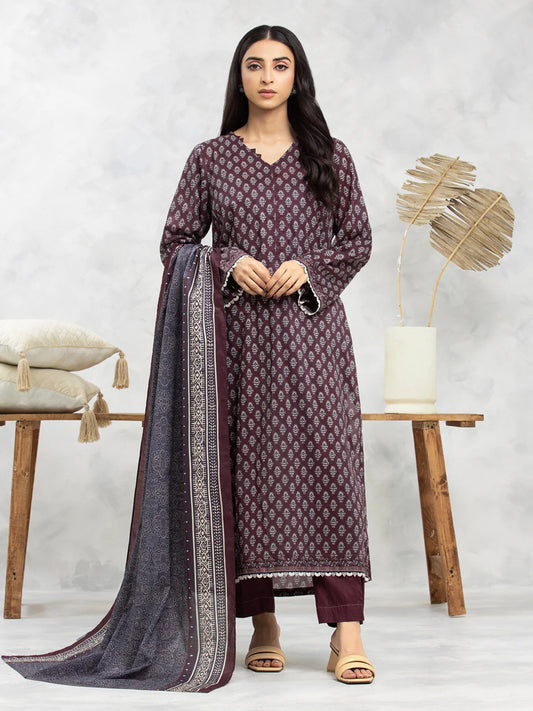 Unstich Edenrobe Linen Printid 3Piece