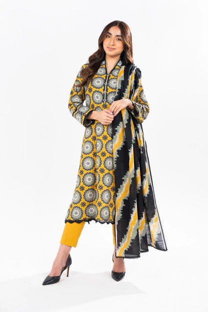 SLR-76-24-7-Amber Olive Alkaram Brand Original Fabrics