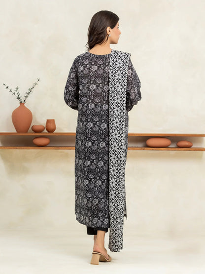 Unstich Edenrobe Linen Print 3piece
