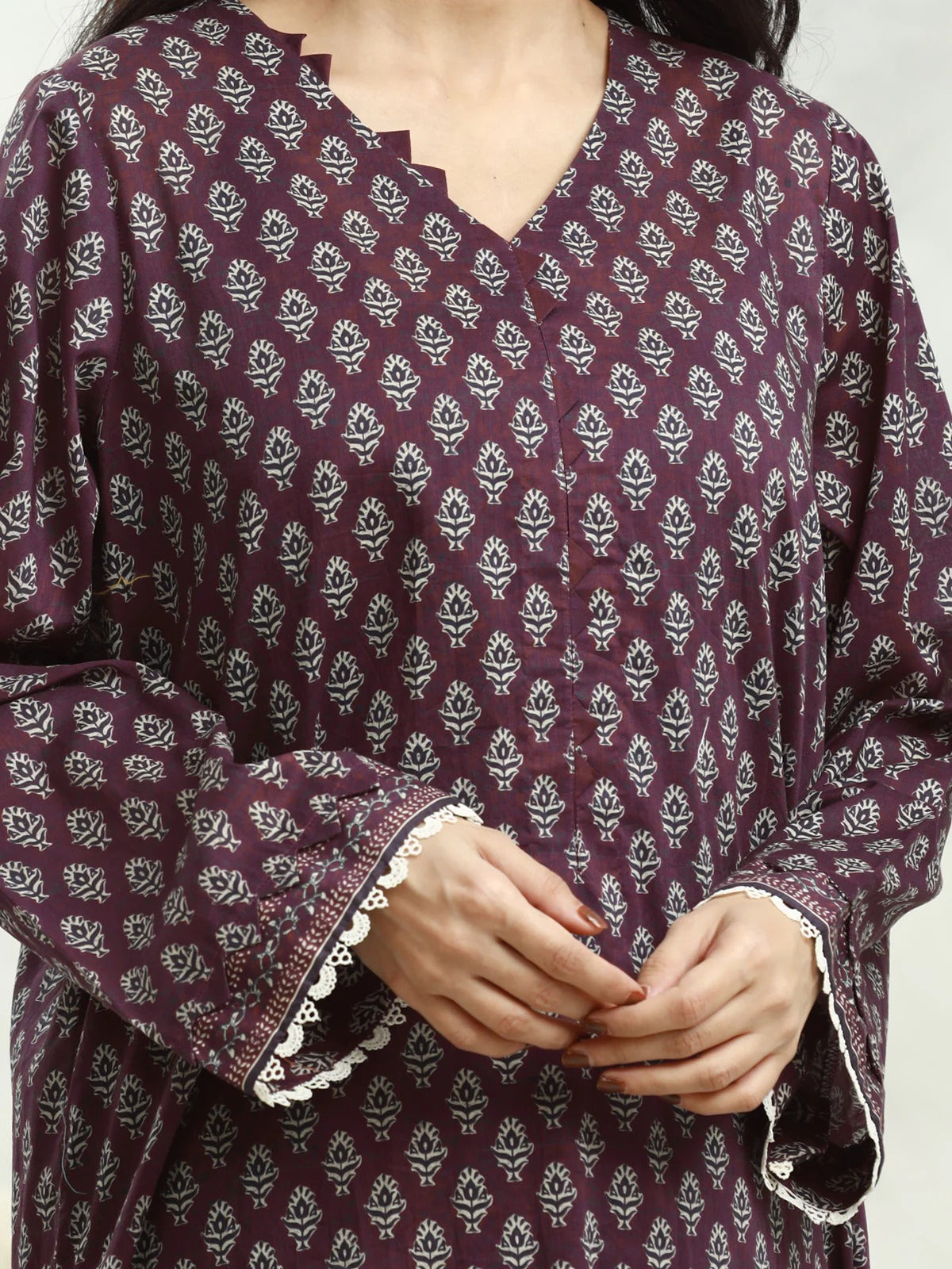 Unstich Edenrobe Linen Printid 3Piece