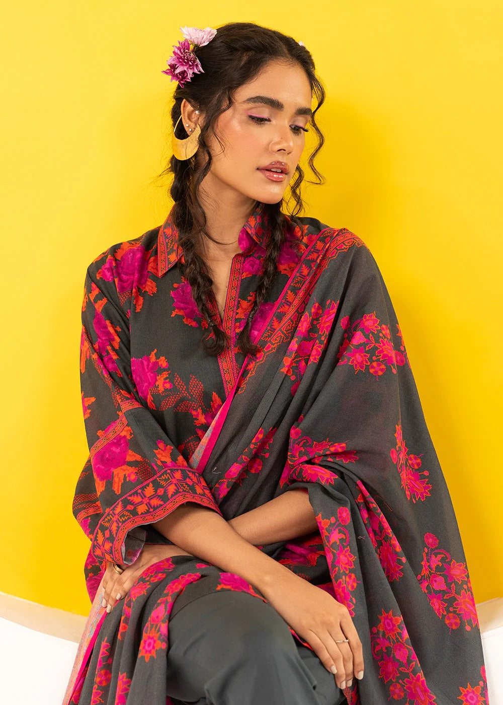 Alkaram Studio SS-11-24-3- Green