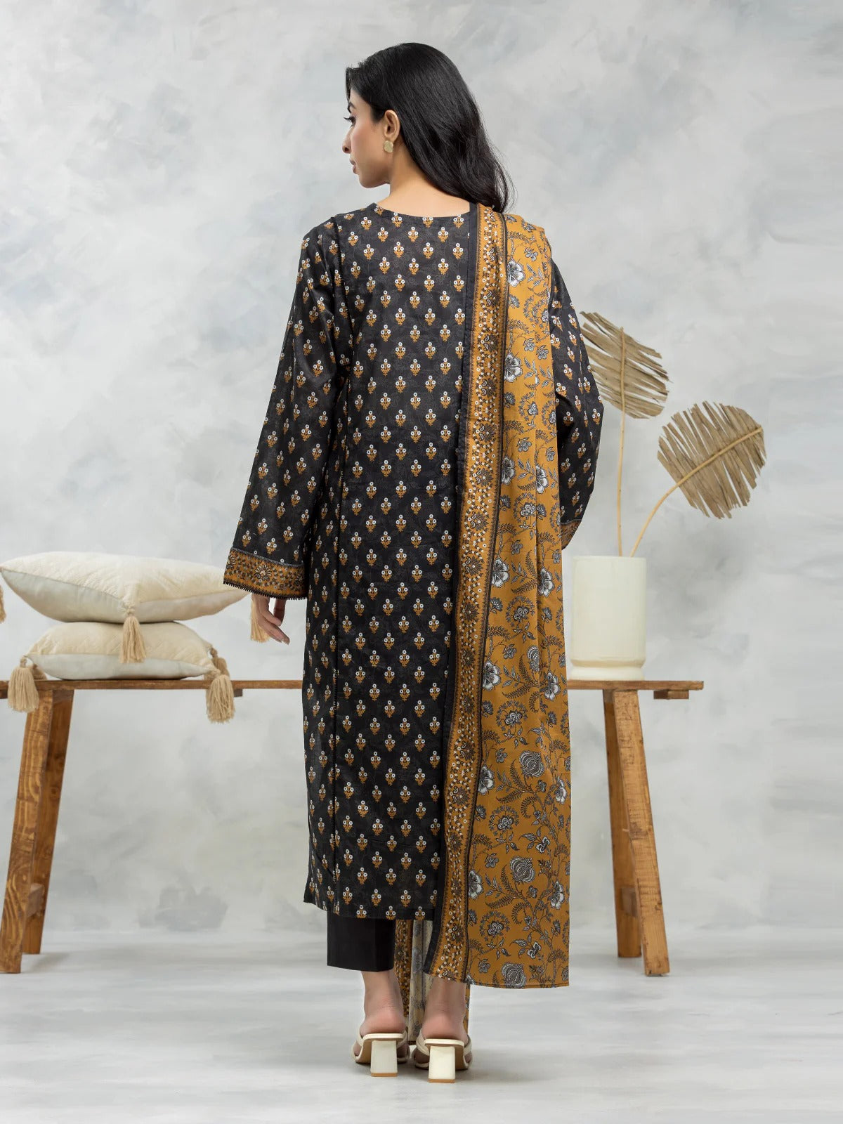 Unstich Edenrobe Linen Printid 3Piece
