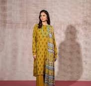 Nishat With You Unstitched Printed Khaddar 3Pc Suit - 42303178