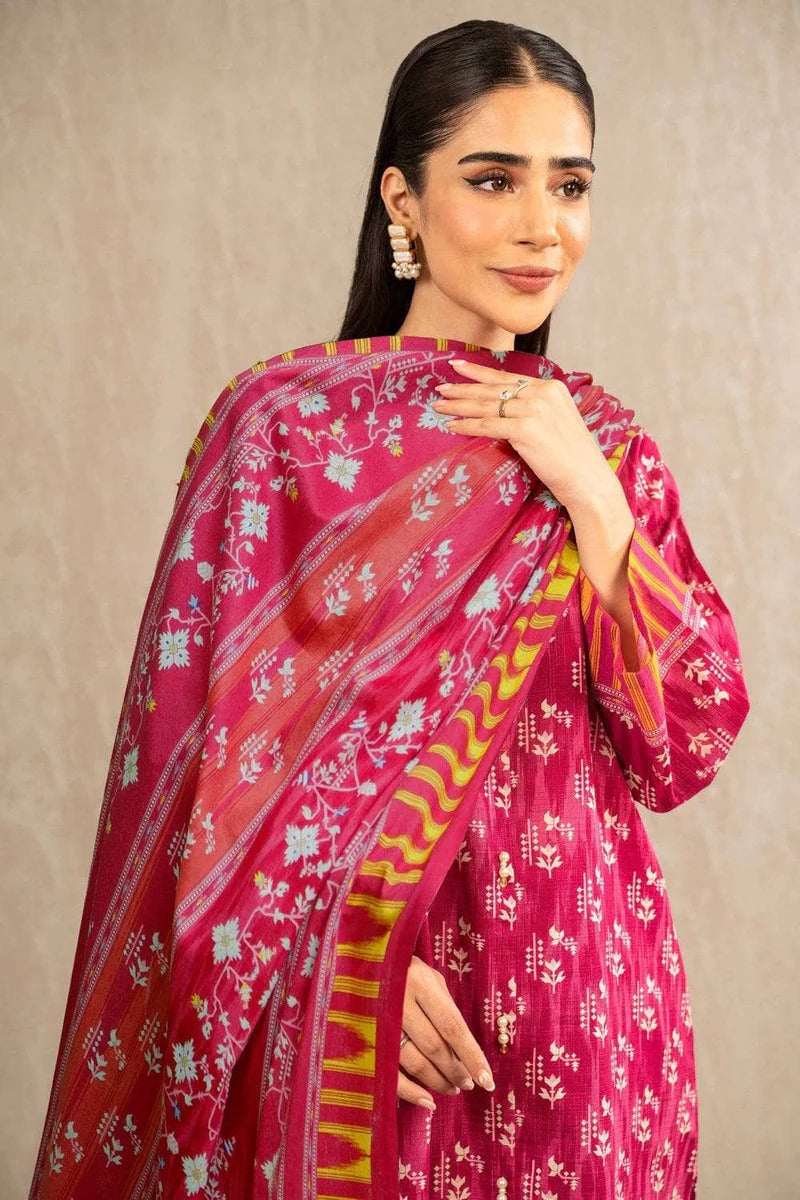 Nishat With You Unstitched Printed Khaddar 3Pc Suit - 42303230