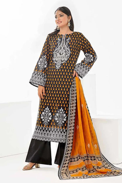 Gul Ahmed 3piece Printid