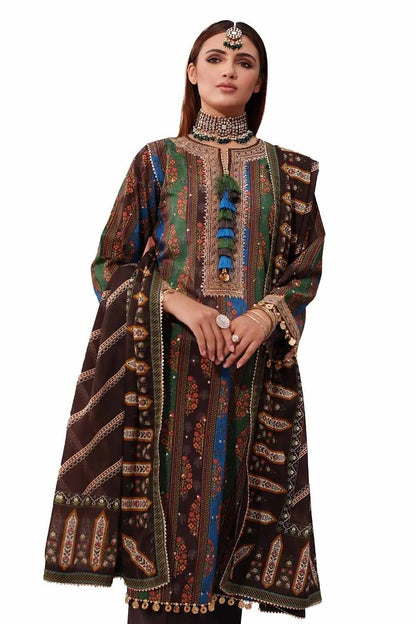 Gul Ahmed 3piece Printid
