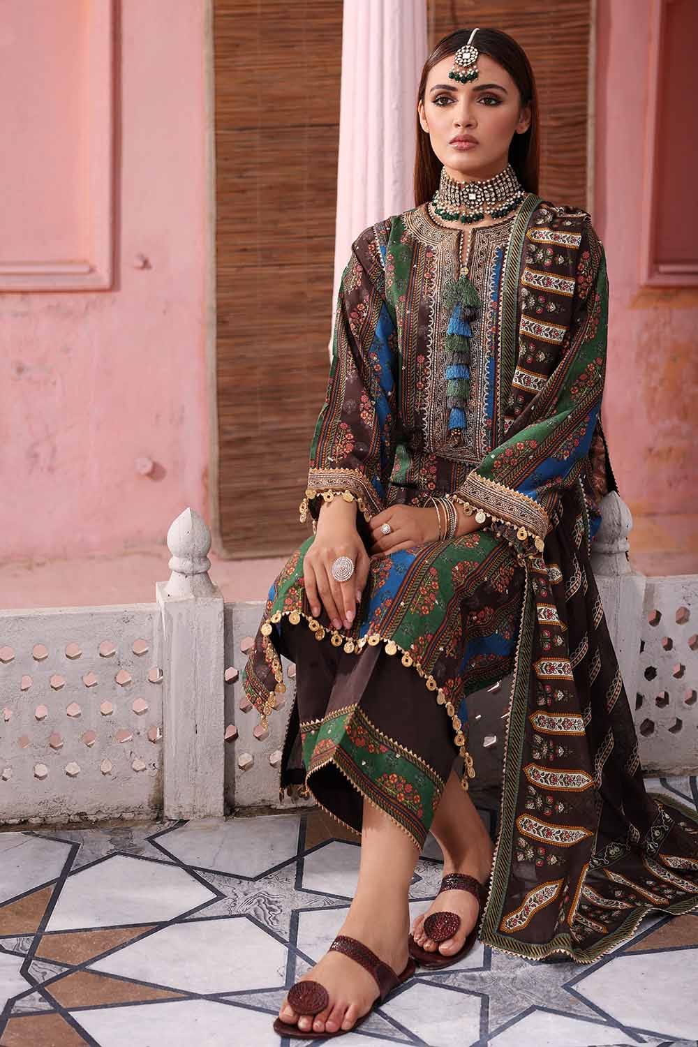 Gul Ahmed 3piece Printid