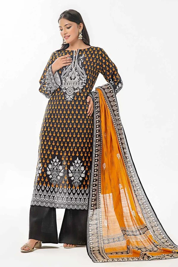 Gul Ahmed 3piece Printid