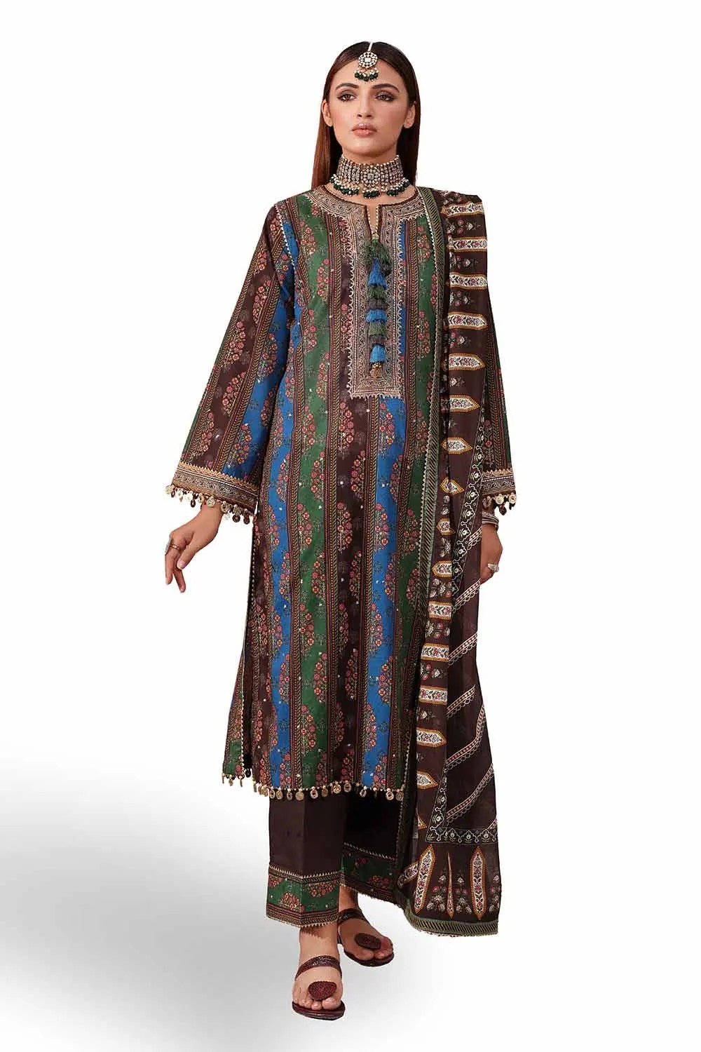 Gul Ahmed 3piece Printid