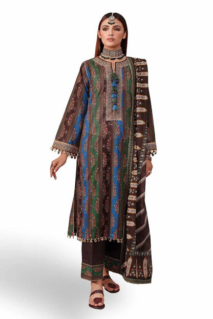 Gul Ahmed 3piece Printid