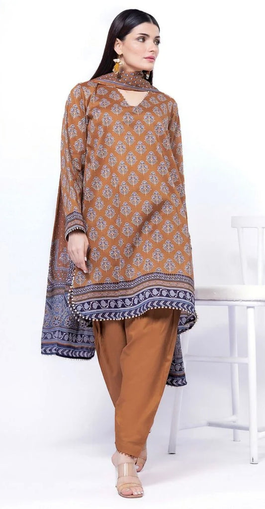 KHAADI 3PIECE PRINTID