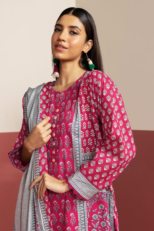 KHAADI 3PIECE PRINTID