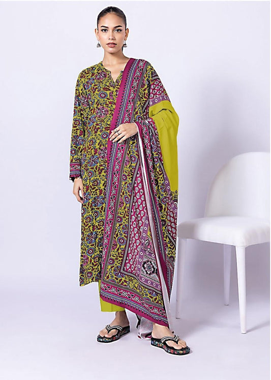 KHAADI 3PIECE PRINTID