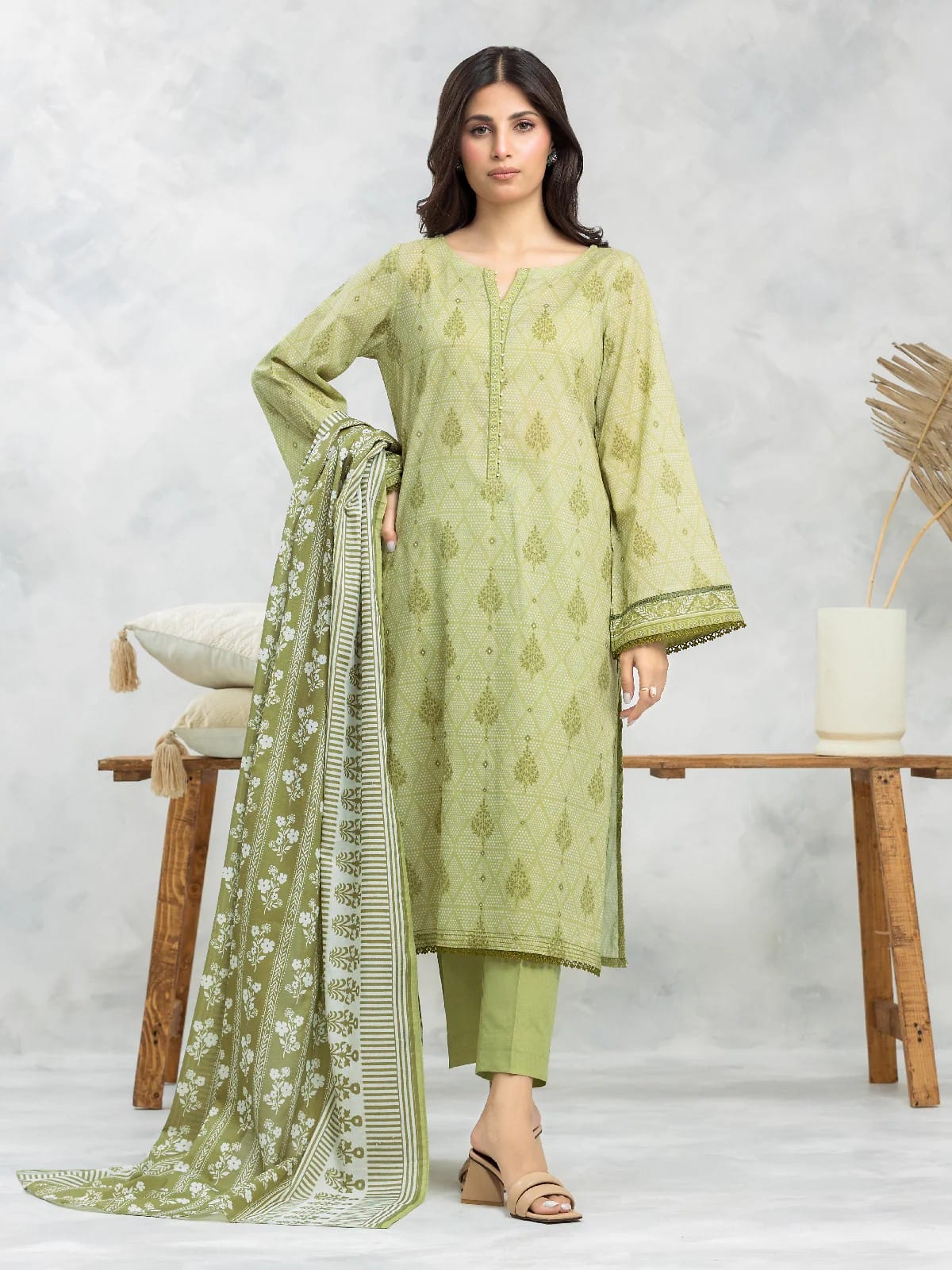 Edenrobe allure 3piece Printid