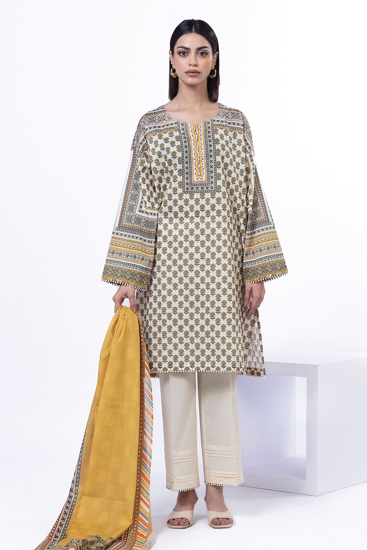 KHAADI 3PIECE PRINTID